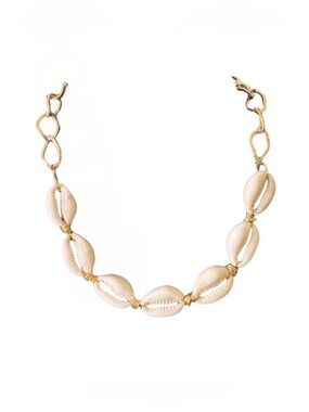 Reversible Hand Crafted Cowrie Shell Necklace